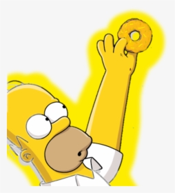 Homer Simpson Grabbing Donut, HD Png Download, Free Download