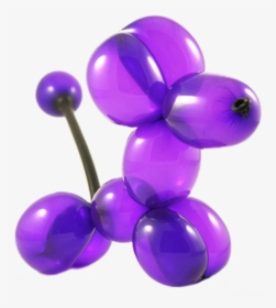 #purple #balloon #animal #balloonanimal #dogballoon - Balloon Animals Png, Transparent Png, Free Download