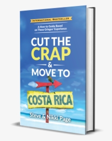 Cut The Crap & Move To Costa Rica Hardcover Mock Up - Banner, HD Png Download, Free Download