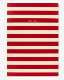 Red/white Stripe - A4 Notebook - General Supply, HD Png Download, Free Download