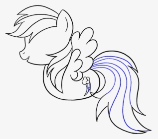 Transparent Rainbow Dash Cutie Mark Png - Drawing, Png Download, Free Download