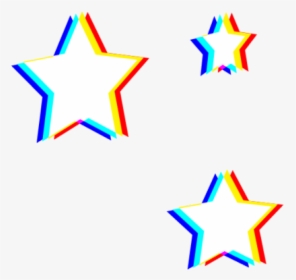 #aesthetic #rainbow #stars #star #white, HD Png Download, Free Download