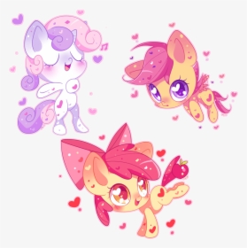 Rainbow Dash Rarity Fluttershy Pony Princess Luna Pink - Cutie Mark Crusaders Fanart, HD Png Download, Free Download