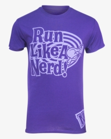 Nerds Running Shirt - Active Shirt, HD Png Download, Free Download