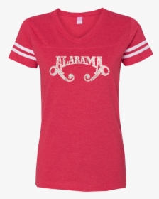 Alabama Ladies Football V Neck Red Tee"  Title="alabama - Arsenal Jersey 1985, HD Png Download, Free Download