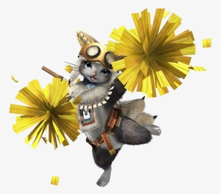 Mhgen-palico Equipment Render - Monster Hunter Generations Palico, HD Png Download, Free Download