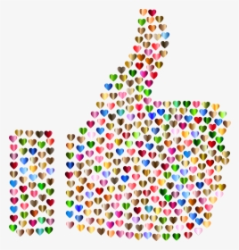 Area,line,thumb Signal - Thumbs Up Background Png, Transparent Png, Free Download