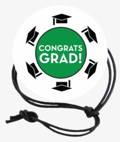 Congrats Grad Green Napkin Knot Product Image - Illustration, HD Png Download, Free Download