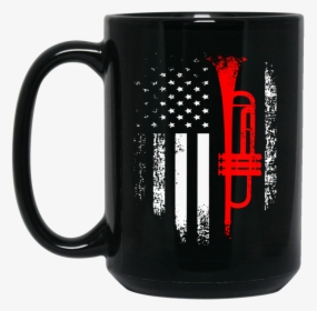 Vintage Usa Red White Trumpet American Flag Mugs Bm11oz - Demolition Ranch Ar 15 Eagle, HD Png Download, Free Download