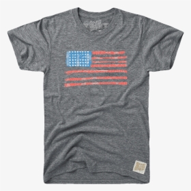 American Flag Men"s Vintage Tee - Tulane Green Wave T Shirt, HD Png Download, Free Download