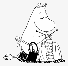 #moomin #cartoon #png #cute #90rainy - Knitting Drawing, Transparent Png, Free Download