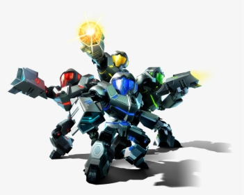 Perfectly Nintendo - Metroid Prime Federation Force Characters, HD Png Download, Free Download