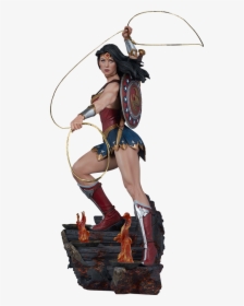 Wonder Woman Exclusive Premium Format Statue - Wonder Woman Premium Format Statue, HD Png Download, Free Download