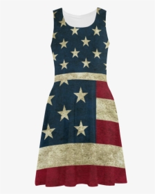 Vintage American Flag Atalanta Sundress, HD Png Download, Free Download