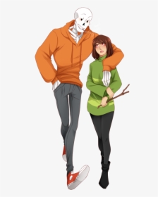 Underswap Papyrus X Chara, HD Png Download, Free Download