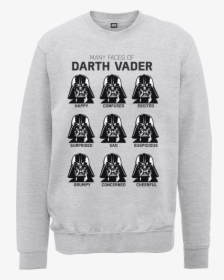 Star Wars Many Faces Of Darth Vader Sweatshirt - Jack Skellington Full Body, HD Png Download, Free Download