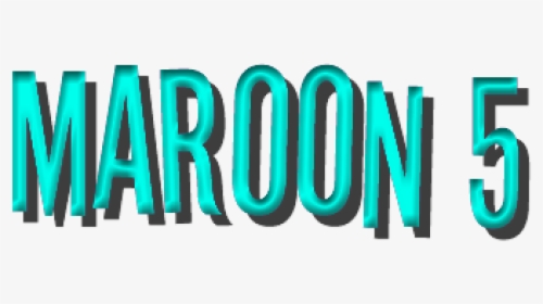 #maroon5 #maroon #5 #five #maroonfive #text #band #name - Graphics, HD Png Download, Free Download