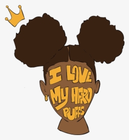I Love My Pfp - Love My Afro Puffs, HD Png Download, Free Download