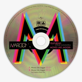 Maroon 5 Moves Like Jagger Cd, HD Png Download, Free Download
