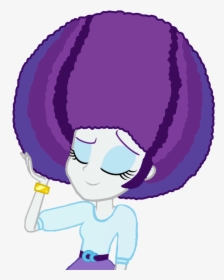 Alternate Hairstyle Artist - My Little Pony Rarity Afro, HD Png Download, Free Download