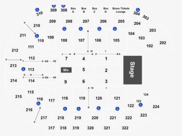 Mandalay Bay Events Center Seatmap Maroon5, HD Png Download, Free Download