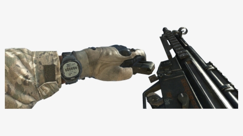 Image Mp5 Reload Mw3 Png The Call Of Duty Wiki Black - Revolver, Transparent Png, Free Download