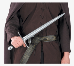 Plastic Lotr Childs Aragorn Costume Sword - Sword, HD Png Download, Free Download