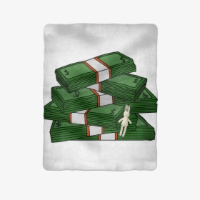 Money ﻿sublimation Baby Blanket - Stacks Of Money Clipart, HD Png Download, Free Download