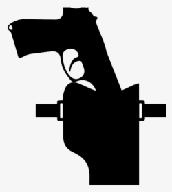 Gun In Holster Art, HD Png Download, Free Download