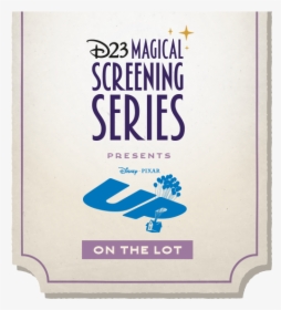 Tickets For D23’s Magical Screening Series - Russell From Up, HD Png Download, Free Download