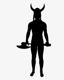 Viking Woman Silhouette Vector, HD Png Download, Free Download