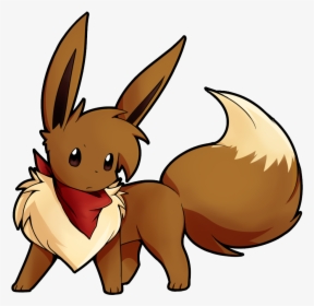 Eevee With A Scarf, HD Png Download, Free Download