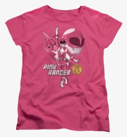 Womens Pink Ranger Mighty Morphin Power Rangers Shirt - T Shirt Power Rangers, HD Png Download, Free Download