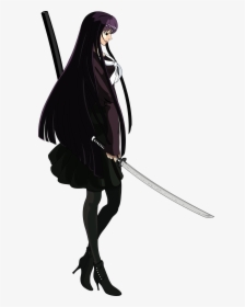 Clipart Girl Black Hair - Anime Girl Ninja Assassin, HD Png Download, Free Download