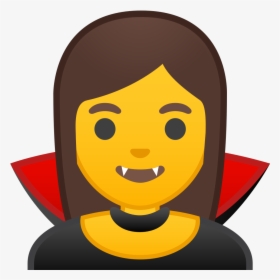 Woman Vampire Icon - Vampira Emoji, HD Png Download, Free Download