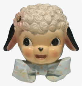 Baby Lamb"s Head Vase By Dickson - Figurine, HD Png Download, Free Download
