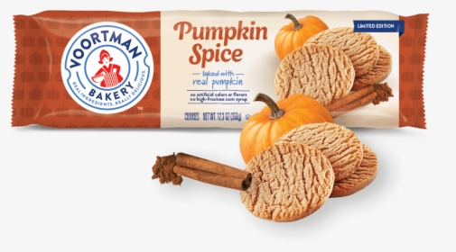 Pumpkin Spice Cookie Limited Edition - Voortman Pumpkin Spice Wafers, HD Png Download, Free Download