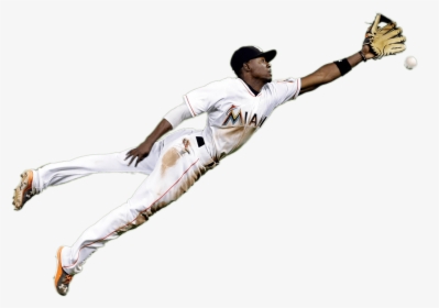 Player Catching Baseball Transparent Png - Transparent Baseball Players Fielding, Png Download, Free Download