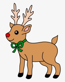 Transparent Antlers Clipart - Reindeer Clipart, HD Png Download, Free Download