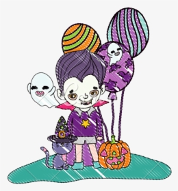 Pumpkin Clipart Vampire - Halloween Animadas, HD Png Download, Free Download