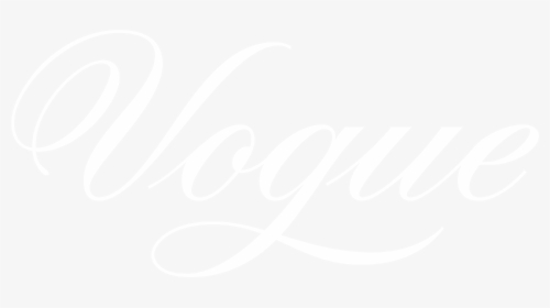 Vogue Logo Black And Ahite - Calligraphy, HD Png Download, Free Download