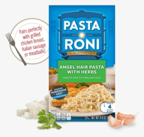 Menu Item Pasta Roni Angel Hair Pasta & Herbs - Pasta Roni Angel Hair Pasta With Herbs, HD Png Download, Free Download