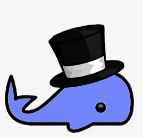 Transparent Cute Whale Png - Whale With A Top Hat, Png Download, Free Download