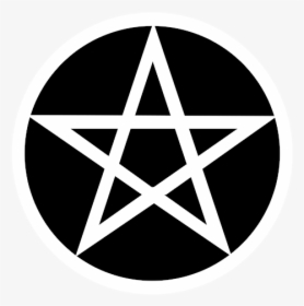 Black And White Pentagram, HD Png Download, Free Download