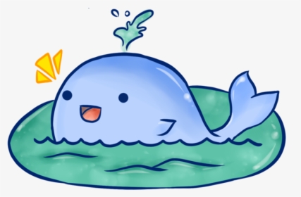 Cute Whale Transparent Background , Transparent Cartoons - Cartoon Whale Transparent Background, HD Png Download, Free Download