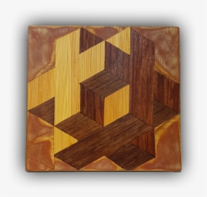 017 Cube With Cross - Plywood, HD Png Download, Free Download