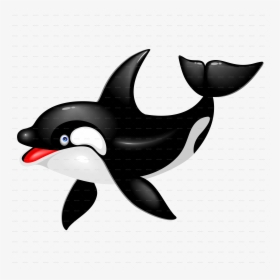 Porpoise Drawing Killer Whale - Killer Whale Transparent Gif, HD Png Download, Free Download