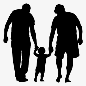 Silhouette, Couple, Family, Love, Romance, Man - Couple Child Silhouette Sunset, HD Png Download, Free Download