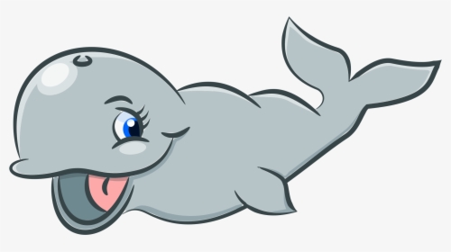 Transparent Whale Clipart Png - Sea Animals Cartoons Transparent Fishes, Png Download, Free Download