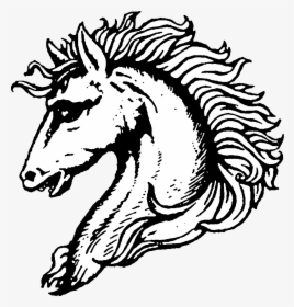 Clip Art Heraldic Horse - Horse Head Coat Of Arms, HD Png Download, Free Download